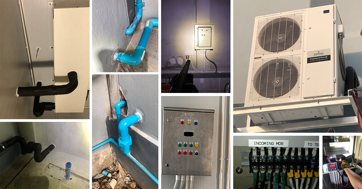 ระบบทำความเย็นห้องเก็บผัก